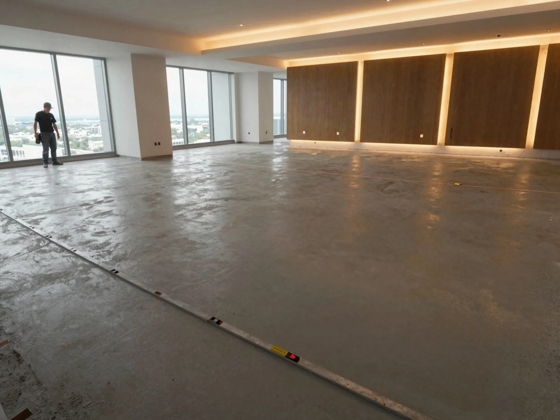 High-Rise Apartment — Full Floor Leveling