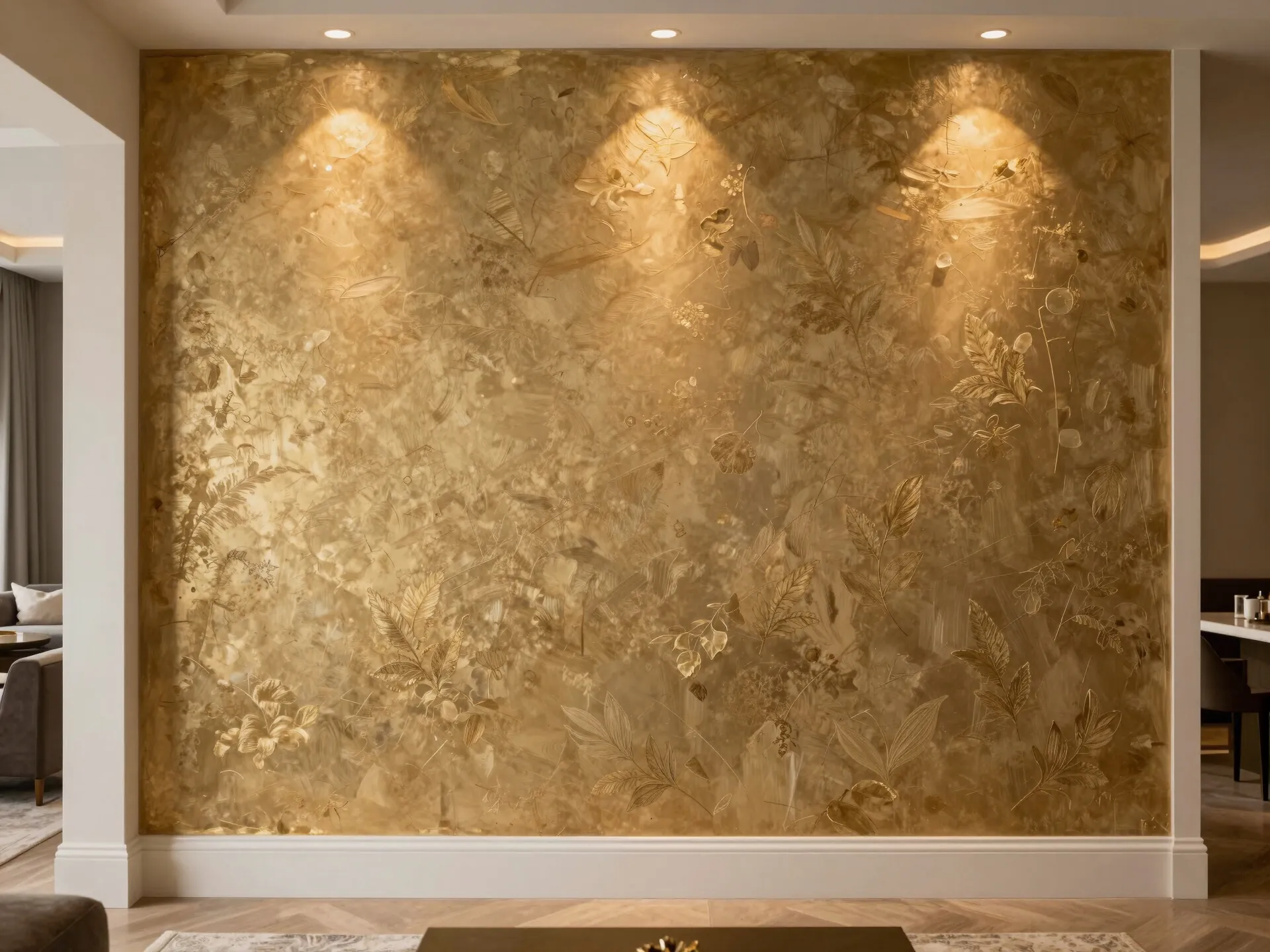 Penthouse — Venetian Plaster Feature Walls
